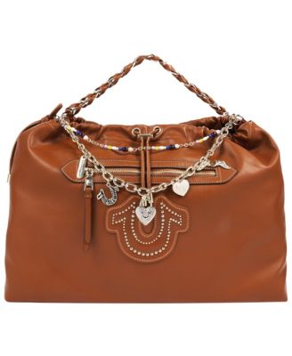 Women's Vintage Chain Soft Hobo Bag