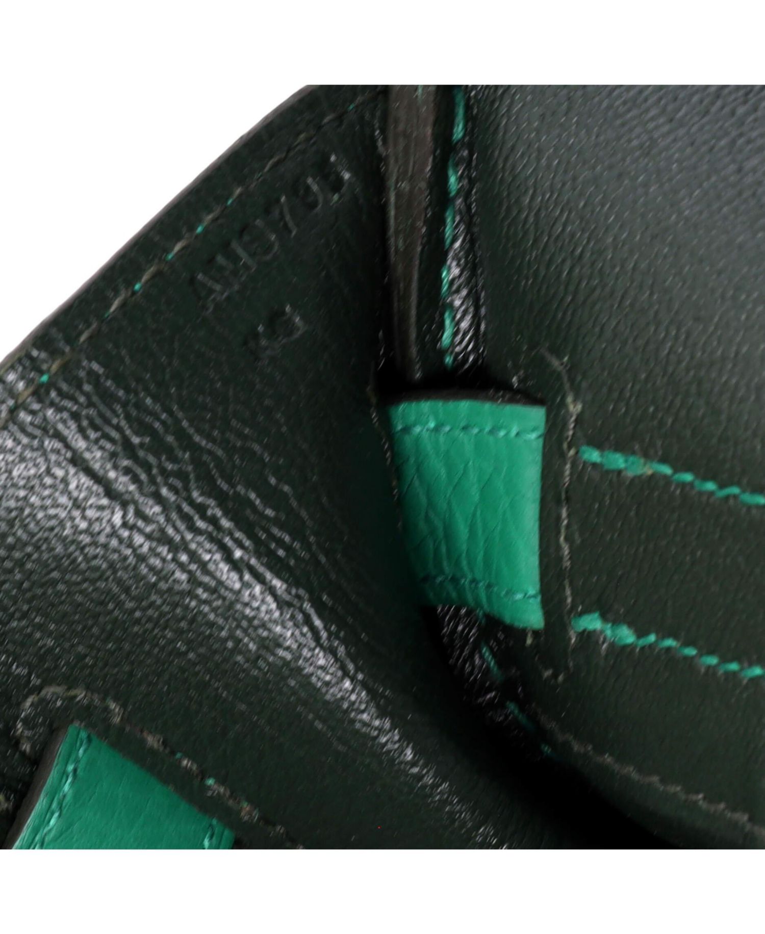 Birkin 30 Handbag Verso Clemence with Palladium Hardware