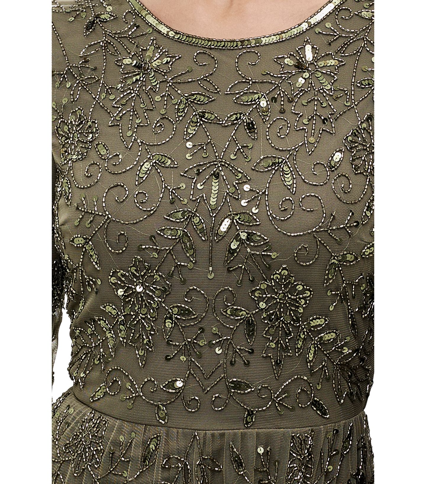 Женское платье Maryisa Modest Ebellished Sequins A Line Maxi — фото 4