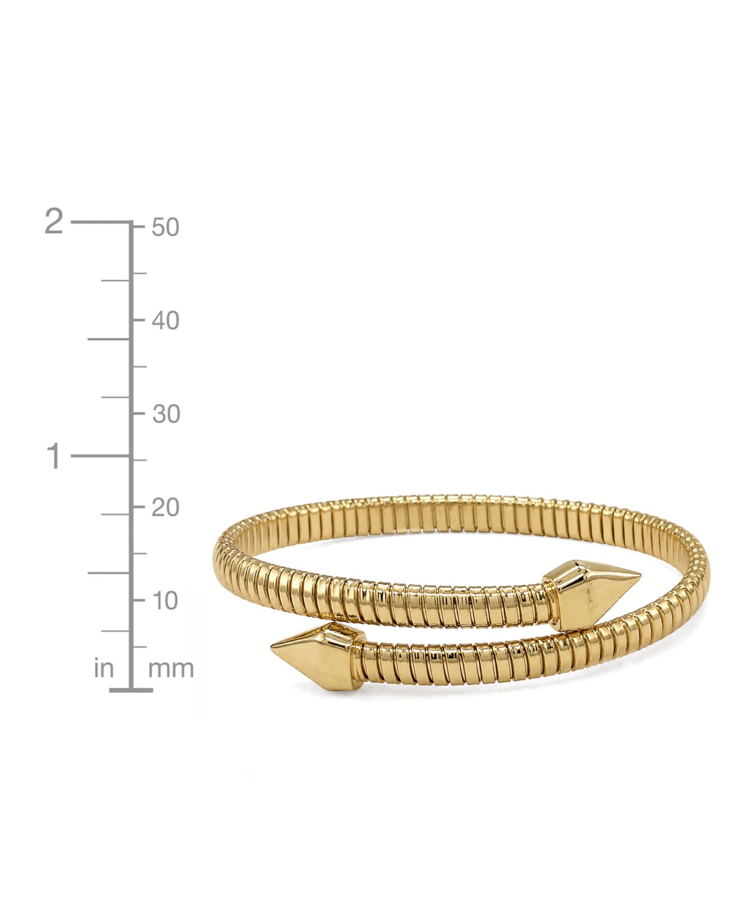 Cubic Zirconia Flexible Stretch Bypass Bracelet