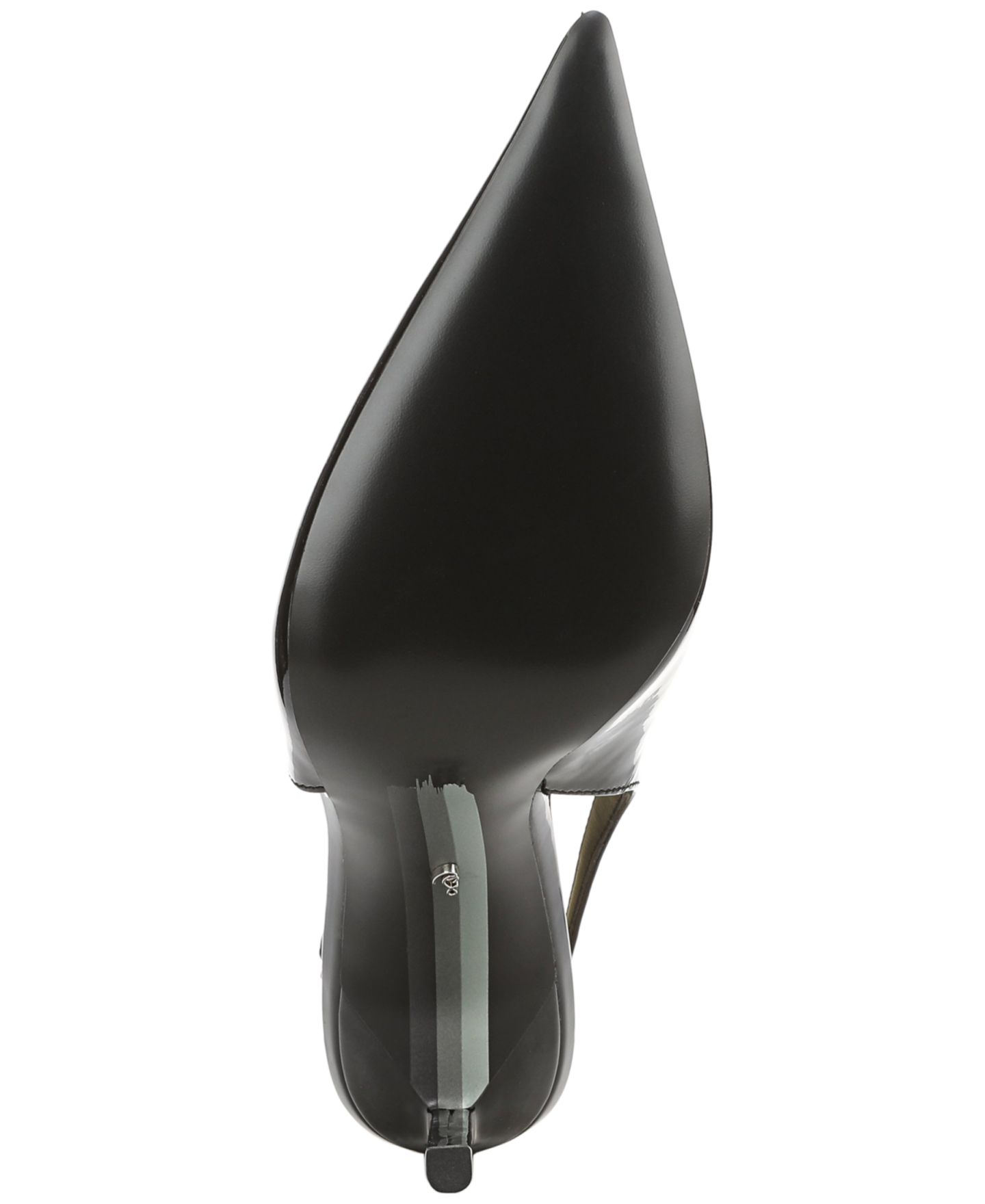 Женские туфли Sam Edelman Tegan Slingback Pumps, цвет: Чёрная лаковая кожа — фото 5