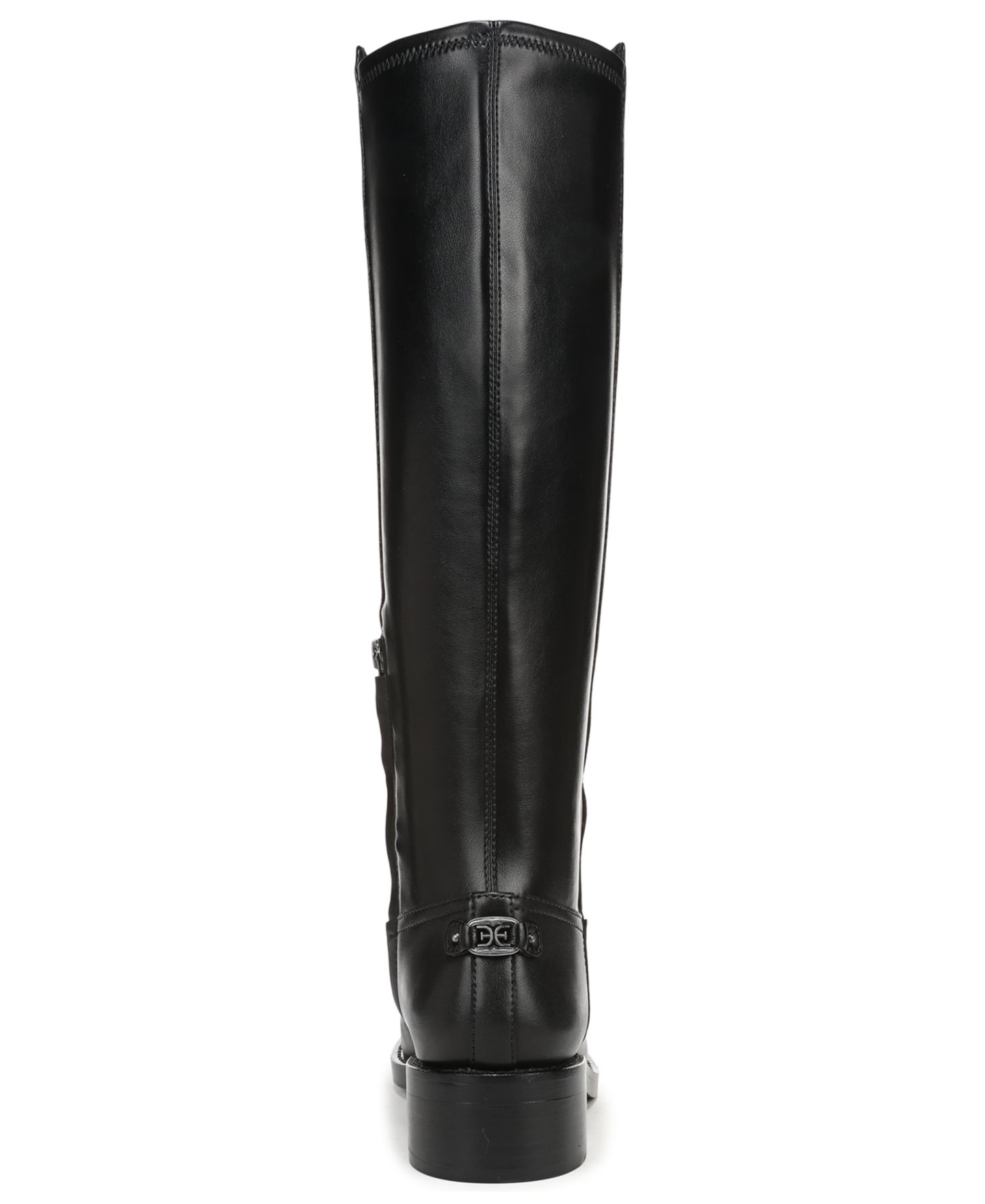 Женские ботинки Sam Edelman Misty Zipper Tall, цвет: Чёрный кожаный — фото 3