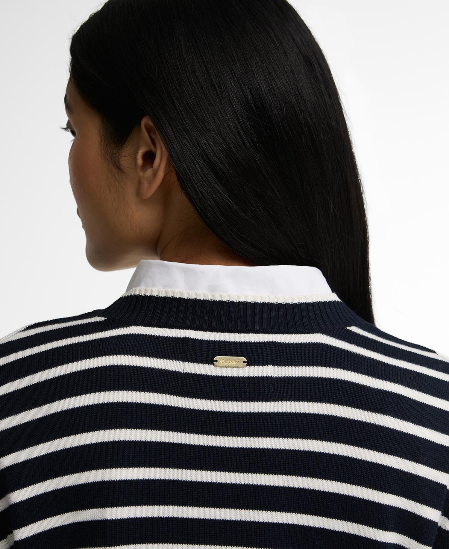 Women's Emmy Knit Striped Crewneck Long-Sleeve Sweater