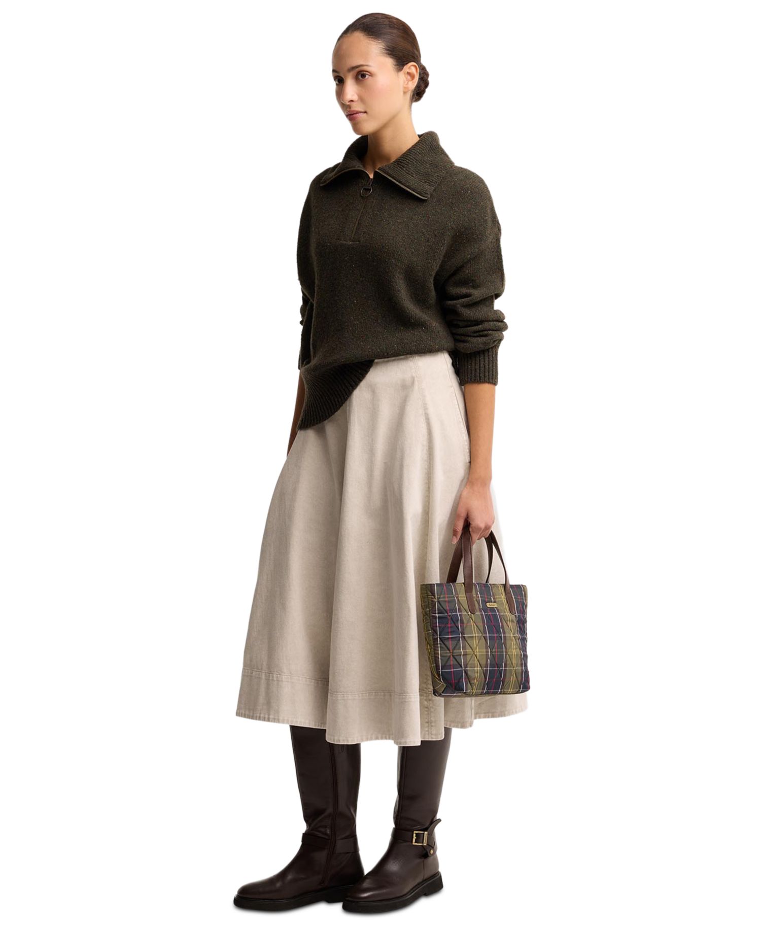 Women's Lavensdale HZ Funnel Neck Wool-Blend Pullover