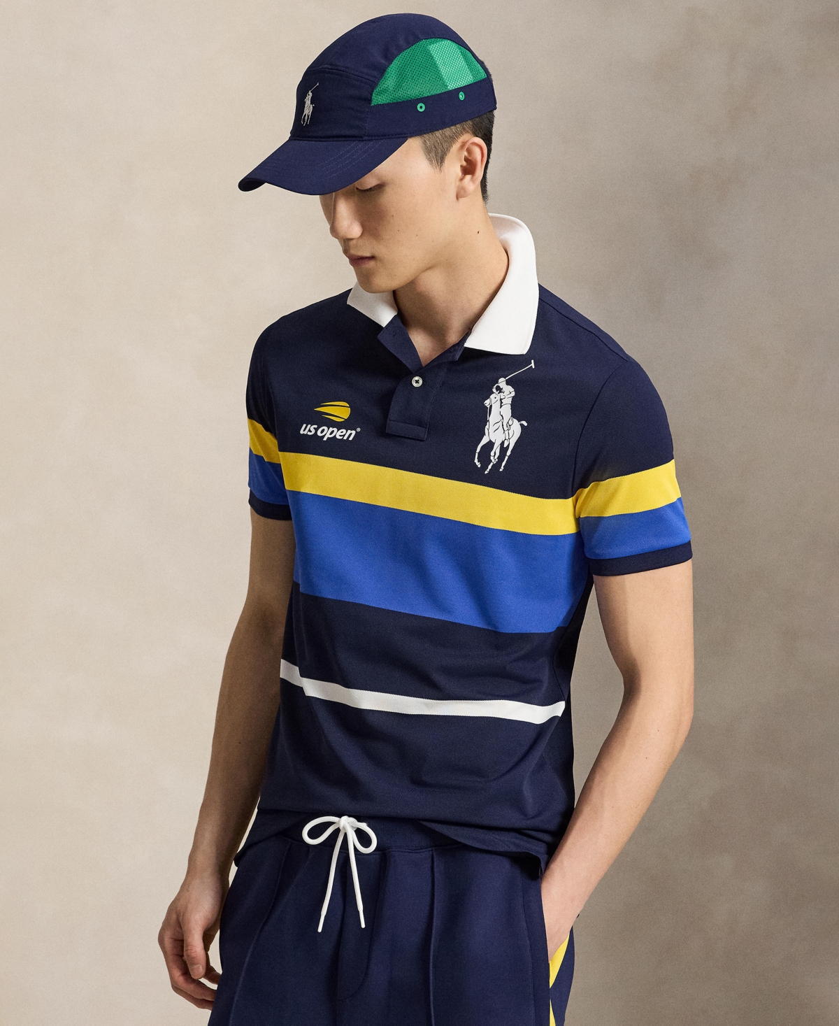 Polo Ralph Lauren Men's Us Open Ball Crew Stripe Shirt