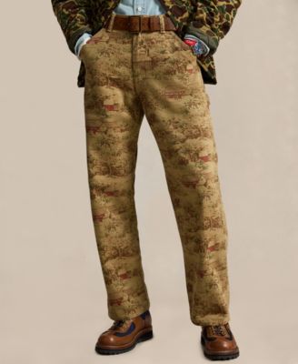 Men's Polo Printed Carpenter Regular-Fit Jeans