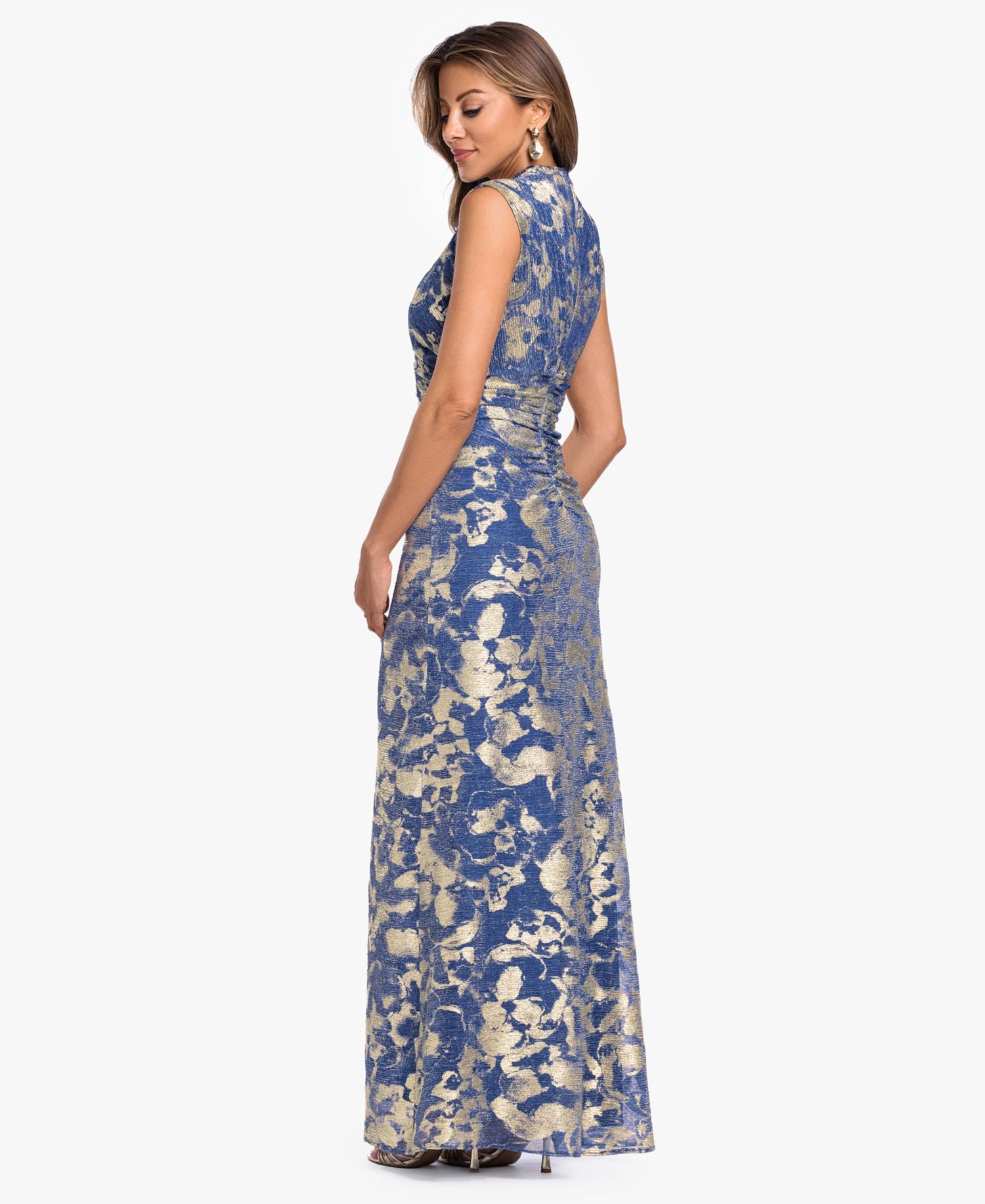 Petite Crinkle Detail Gown