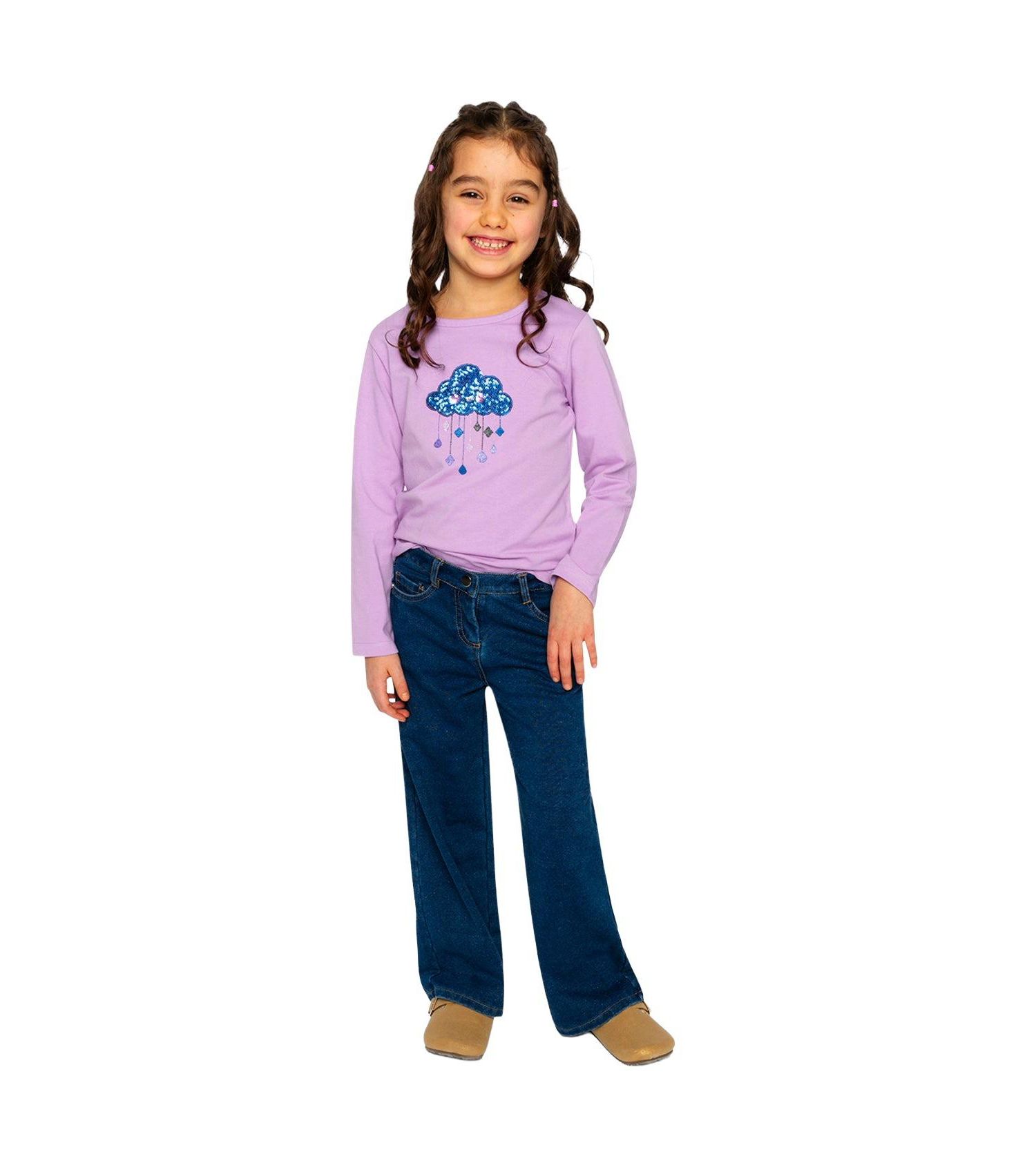 Little and Big Girl Organic Cotton Jersey T-Shirt