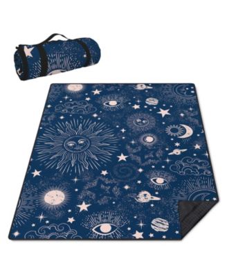 Waterproof Foldable Picnic Blanket 3 Layer Sand proof Oversized Outdoor Mat For Camping Beach Travel