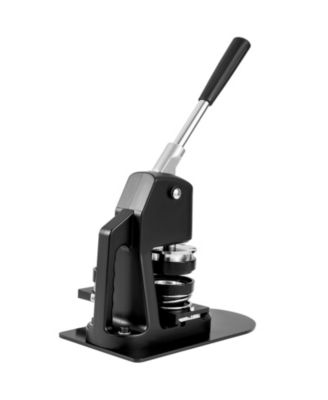 2-in-1 Button Maker Machine, 1.25 and 2.25 Inch Badge Press Kit with 500 Parts and Magic Book