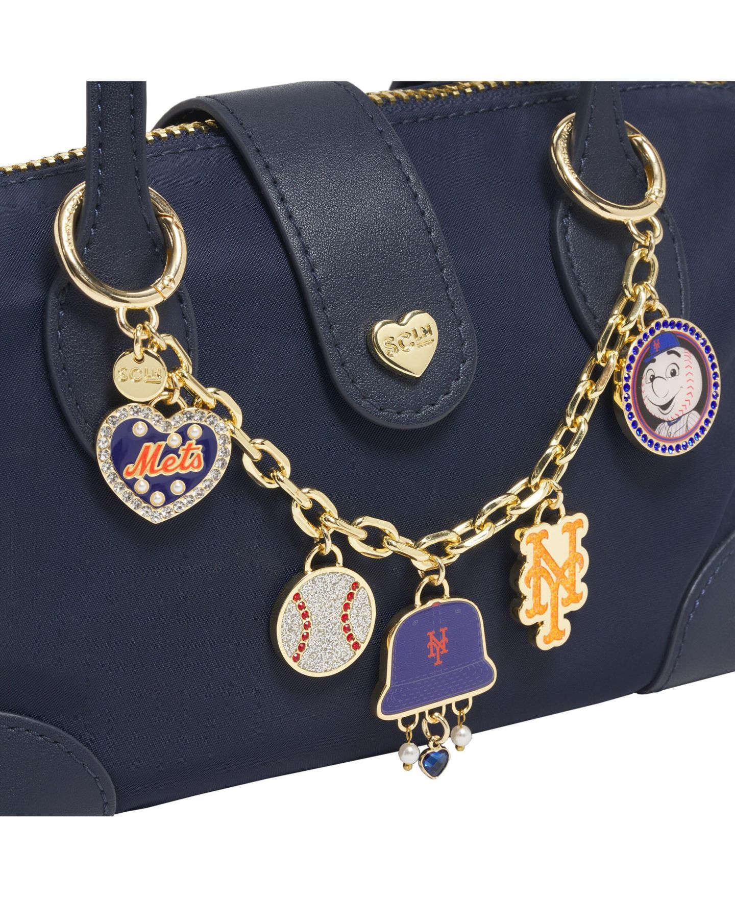 Женский брелок Stoney Clover Lane New York Mets Bag Charm Chain — фото 2