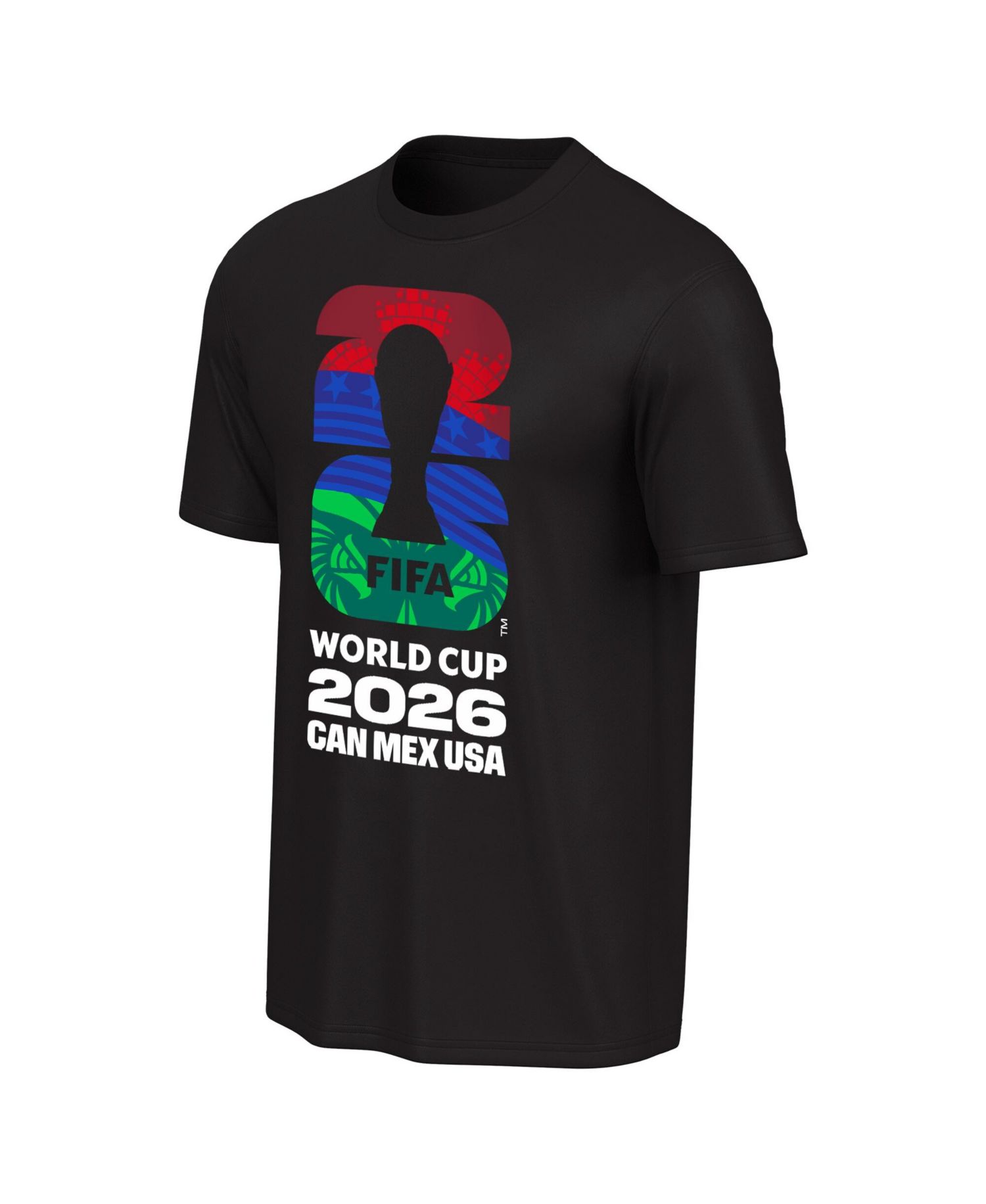 Men's Black USA, Mexico Canada FIFA World Cup 2026 Country T-Shirt