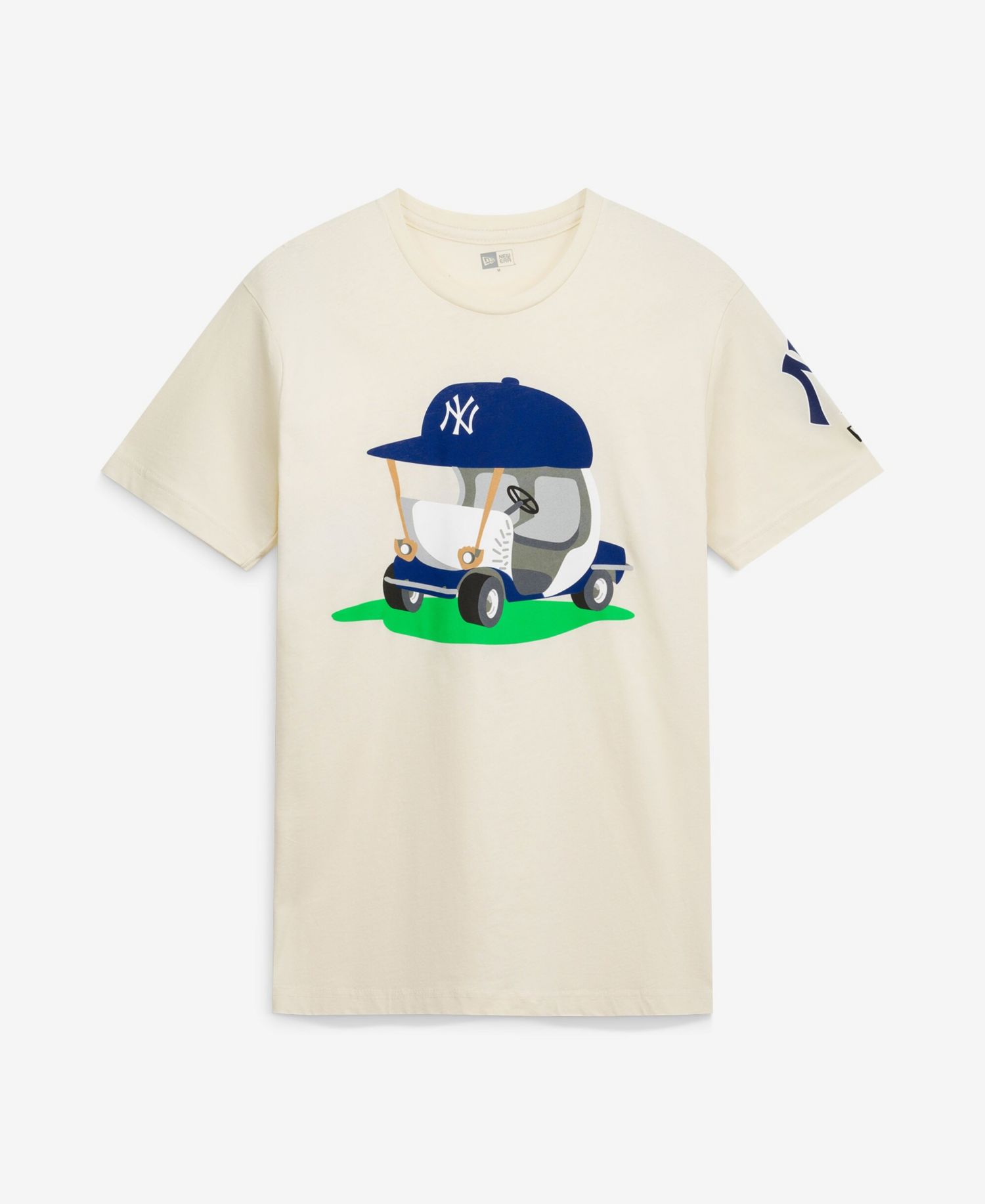 Men's Natural New York Yankees Golf Mascot T-Shirt
