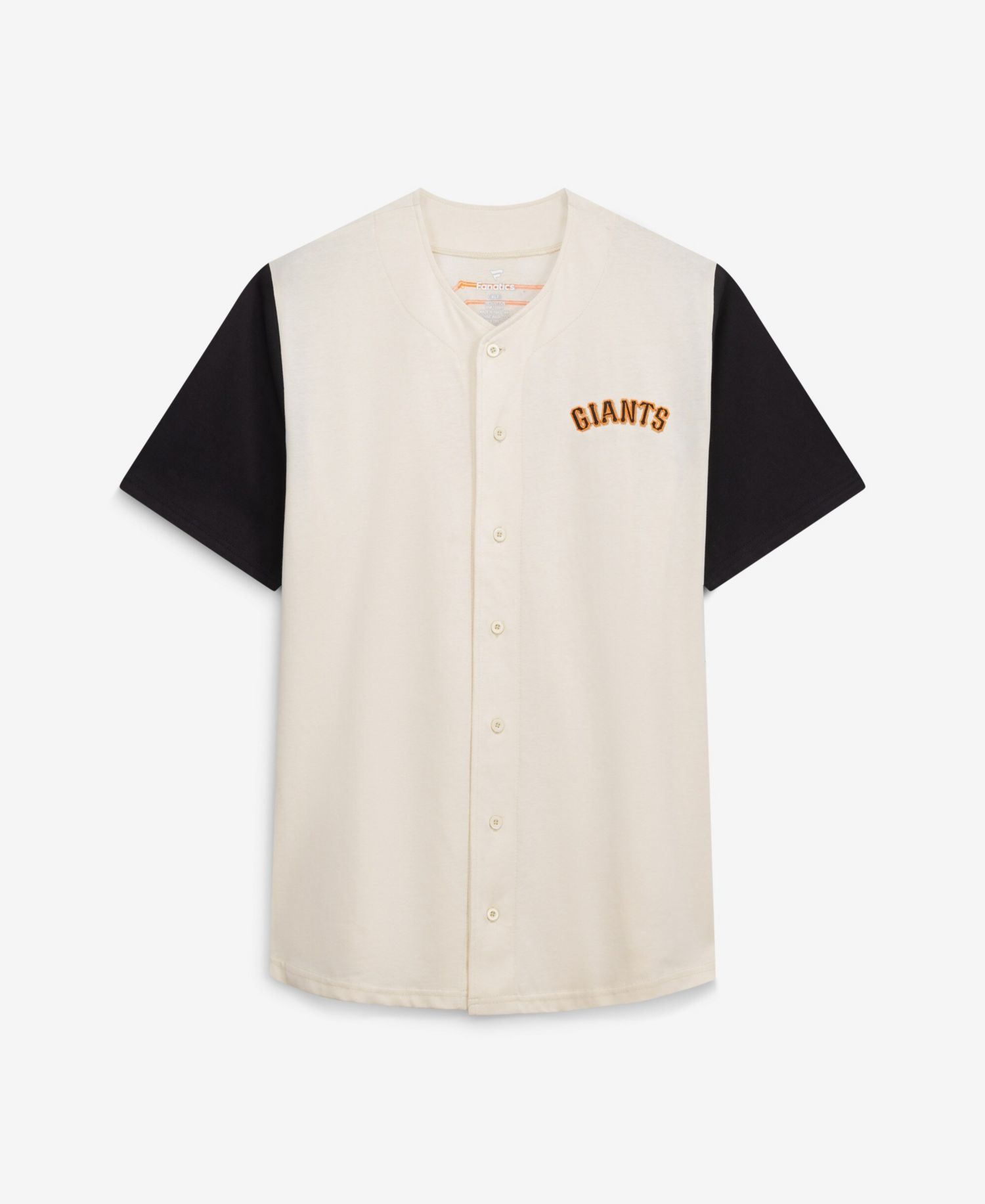 Men's Cream San Francisco Giants Big & Tall Full-Button Jersey
