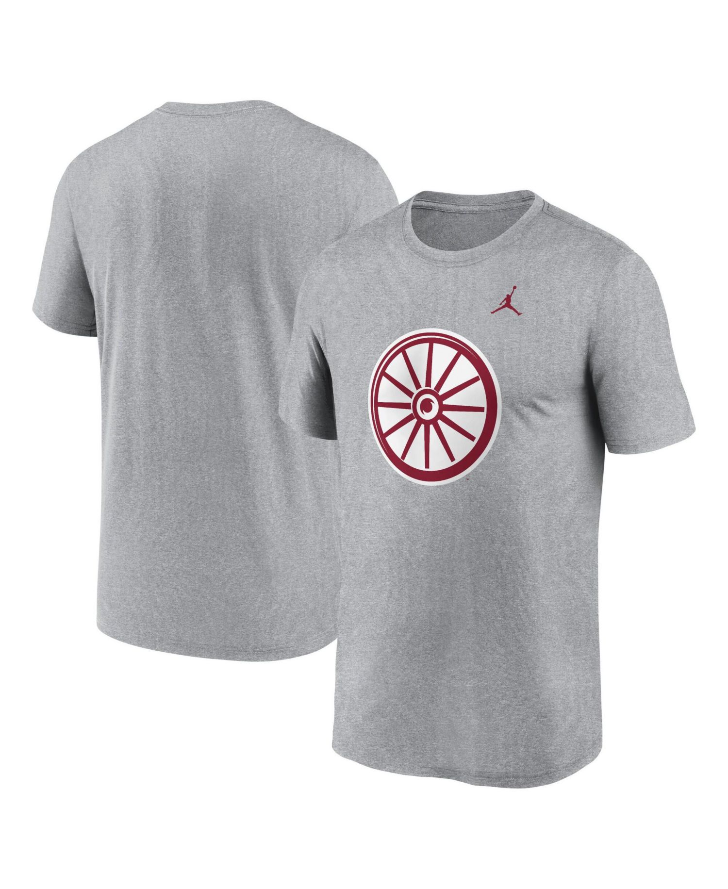 Men's Heather Gray Oklahoma Sooners Primetime Legend Alternate Logo T-Shirt