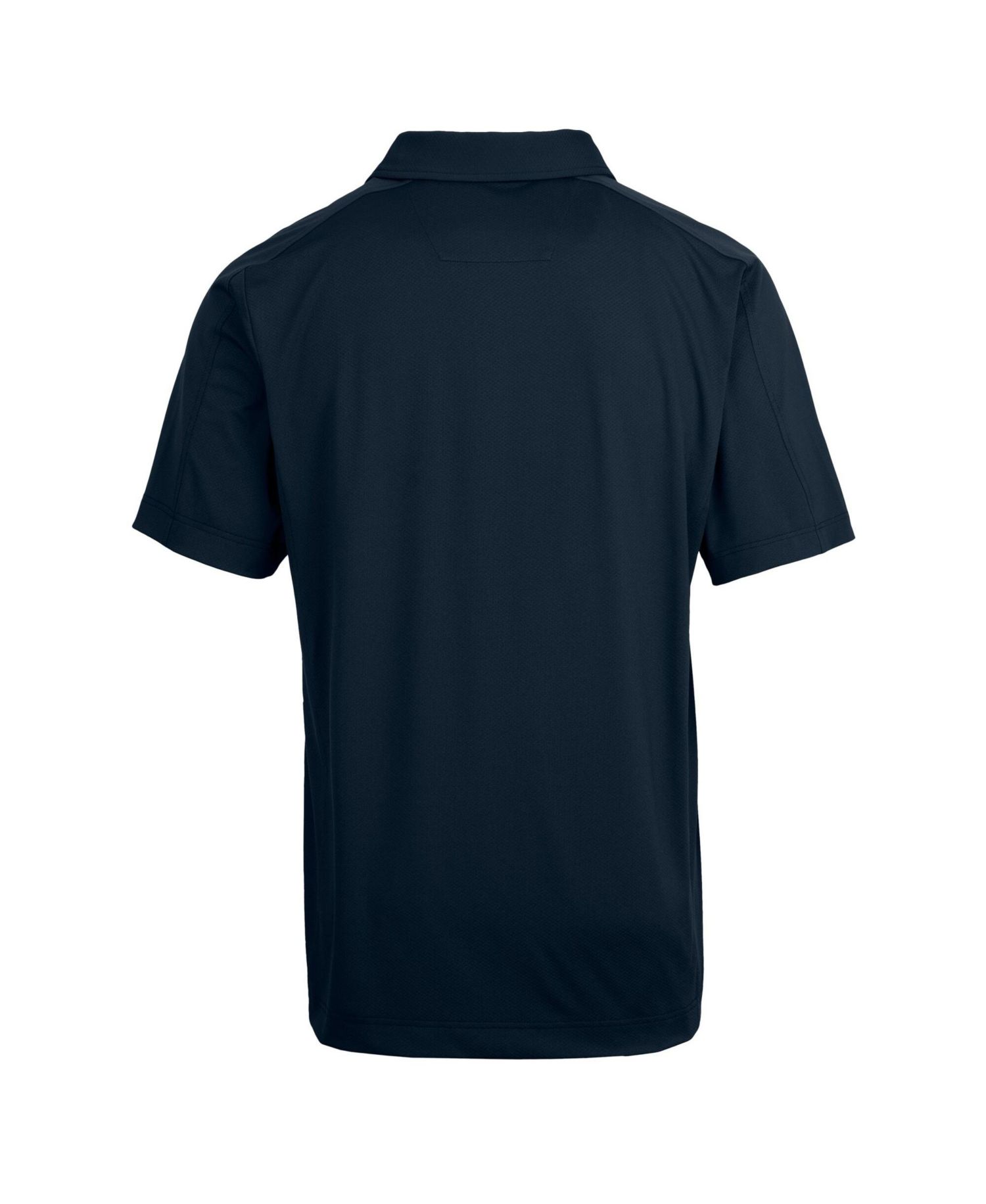 Cutter Buck Men's Navy Milwaukee Brewers Prospect Textured Stretch Big & Tall Polo Shirt