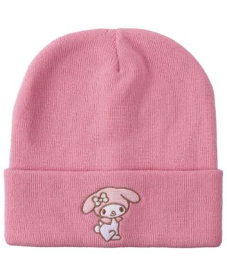 Women's Embroidered Character Art Cuff Beanie