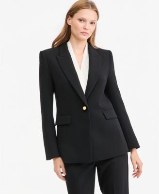 Women's Rue Shoulder Pad Single Button Blazer