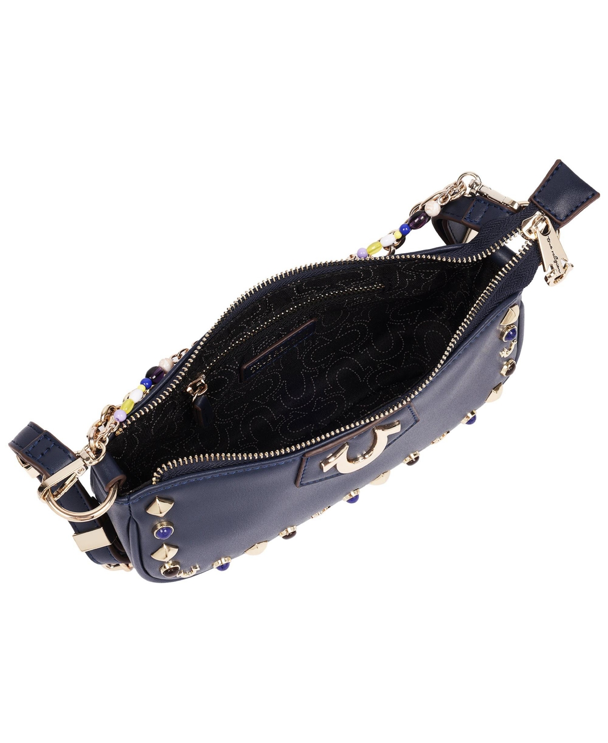True Religion Chain and Studs Shoulder Bag