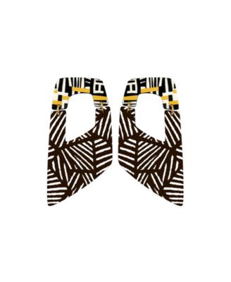 Rachel II Dangle Geometric Statement Earrings
