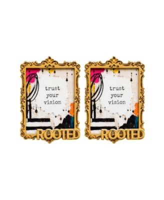 Art Stud Statement Earrings