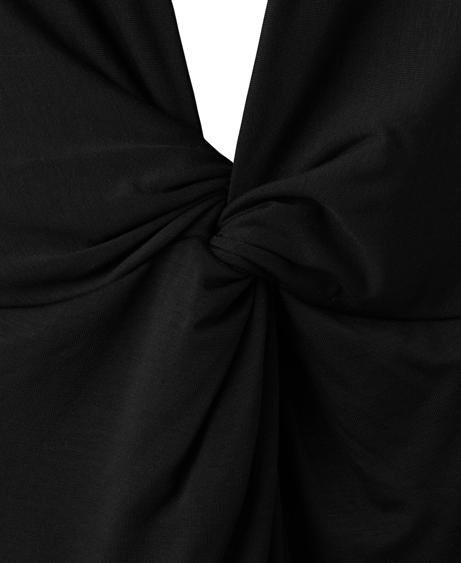 Women's Draped Halter Midi Dress