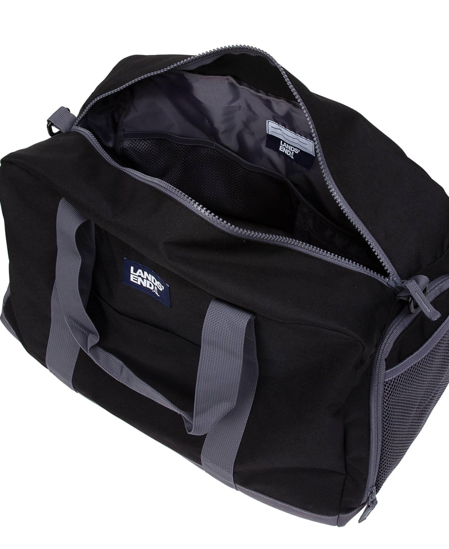 Детская сумка Lands' End Duffle, цвет: Чёрный — фото 3