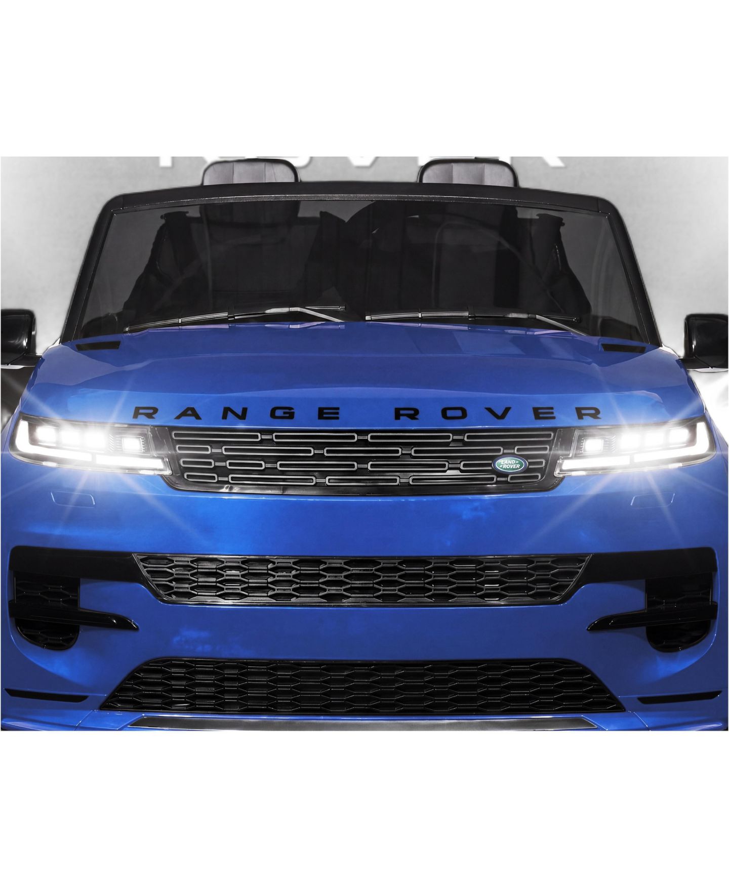 Детская игрушка Best Choice Products Kids 24V 2-Seater Licensed Range Rover Ride-On Car w/ith Parent Control 132lb Weight Capacity, цвет: Синий — фото 3