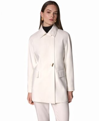 Donna Karan New York Women's Buttoned Water-Resistant Lined