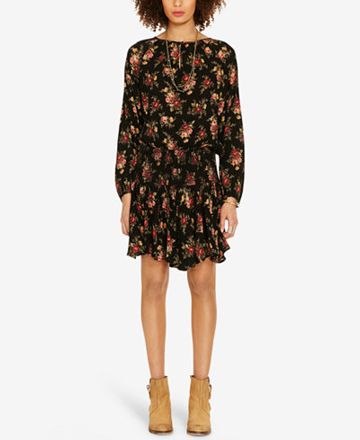 Denim & Supply Ralph Lauren Floral-Print Drop-Waist Dress