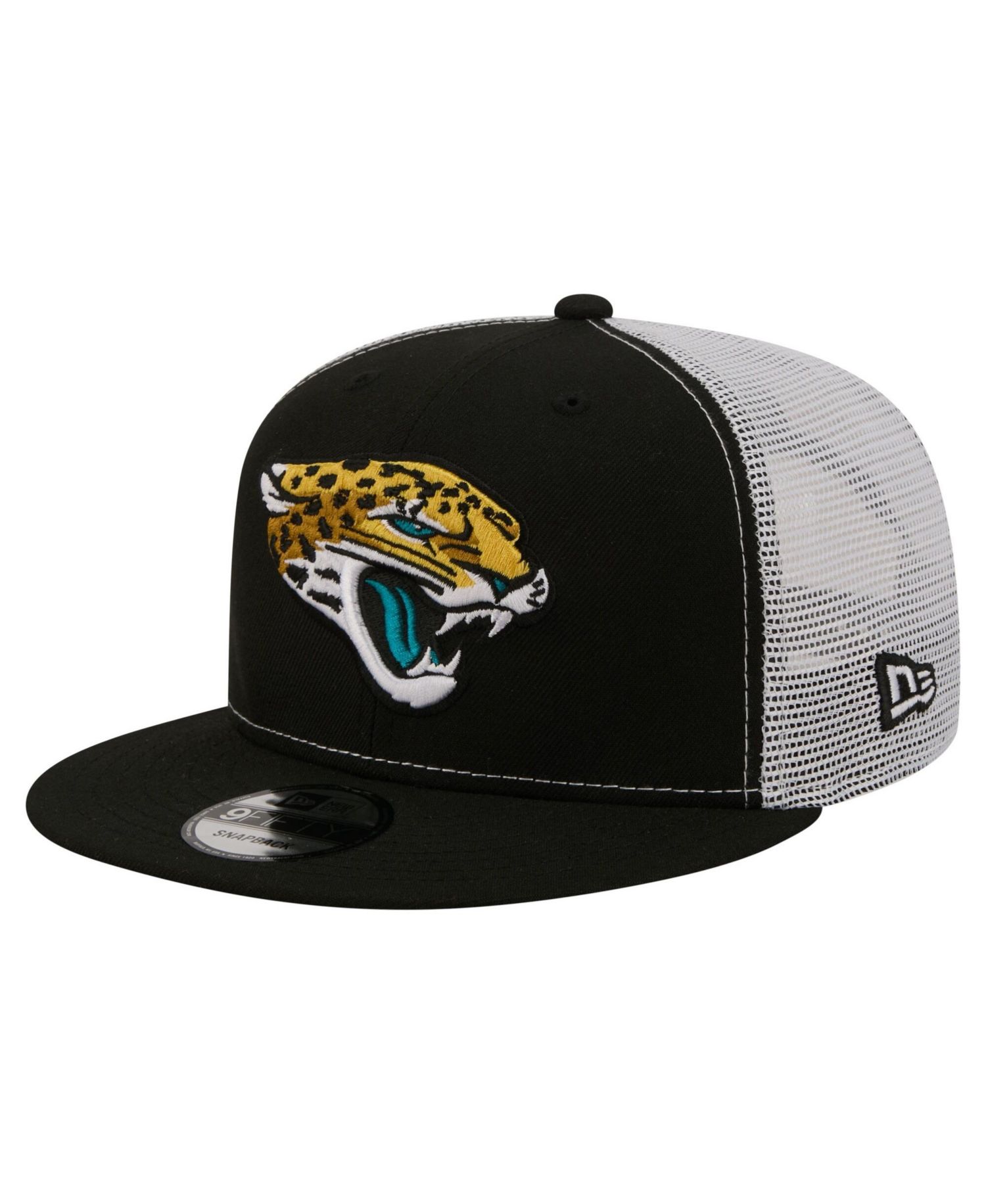 Men's Black Jacksonville Jaguars Core Team 9FIFTY Trucker Snapback Hat