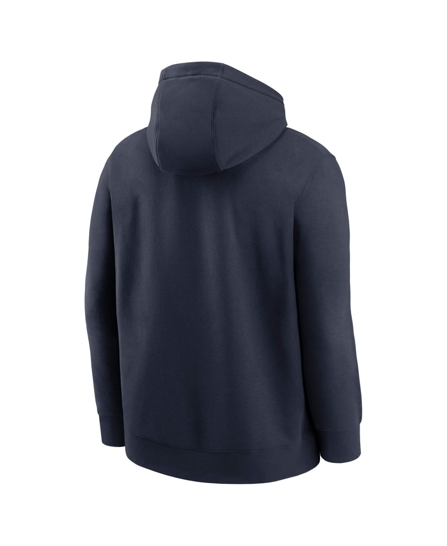 Men's Navy Houston Texans Best Season Rewind Club Pullover Hoodie