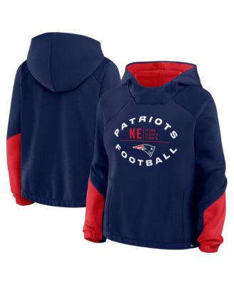 Women's New England Patriots Redzone Bubble Screen Oversized Pullover Hoodie