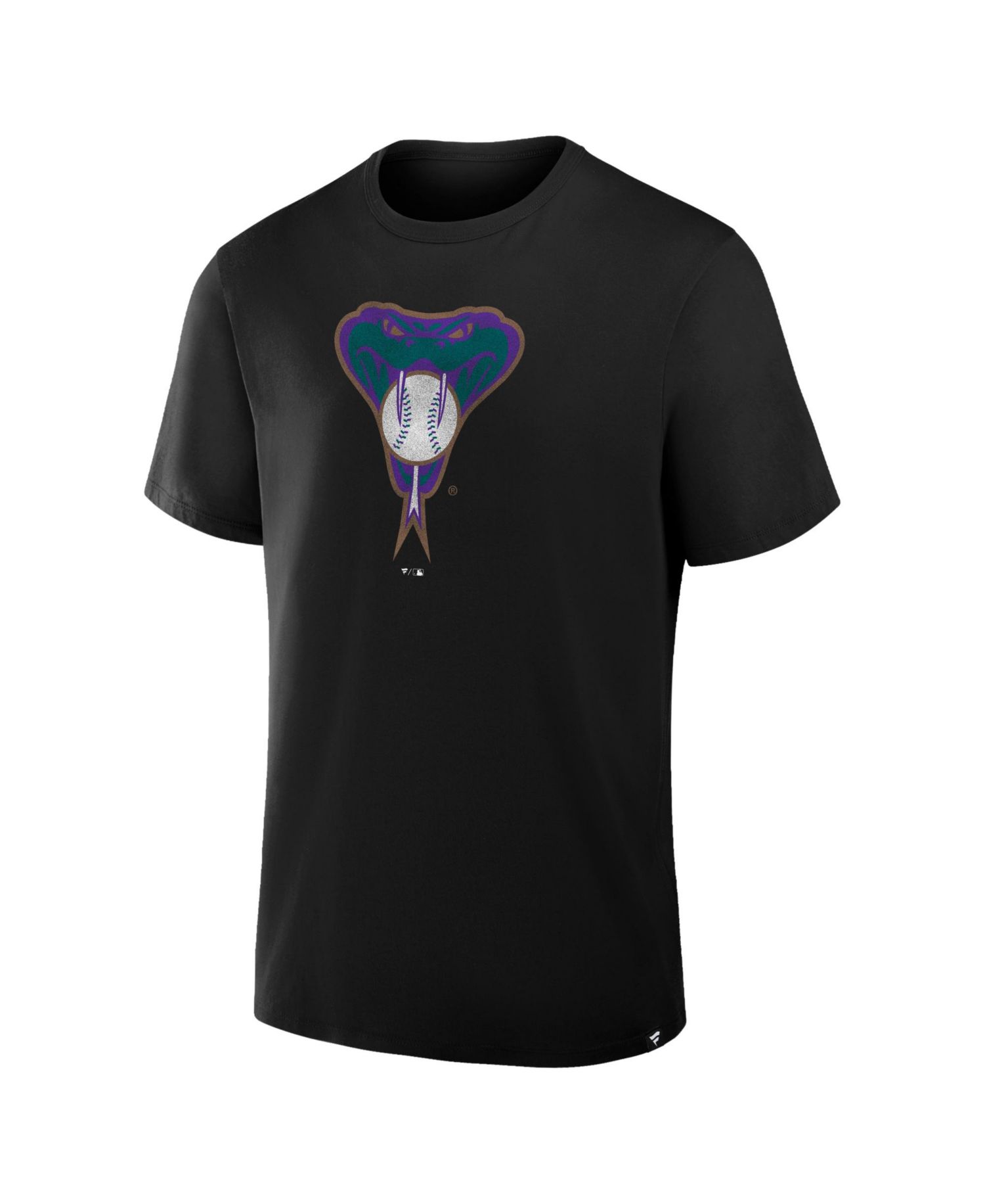 Men's Black Arizona Diamondbacks Vintage Logo Legacy T-Shirt