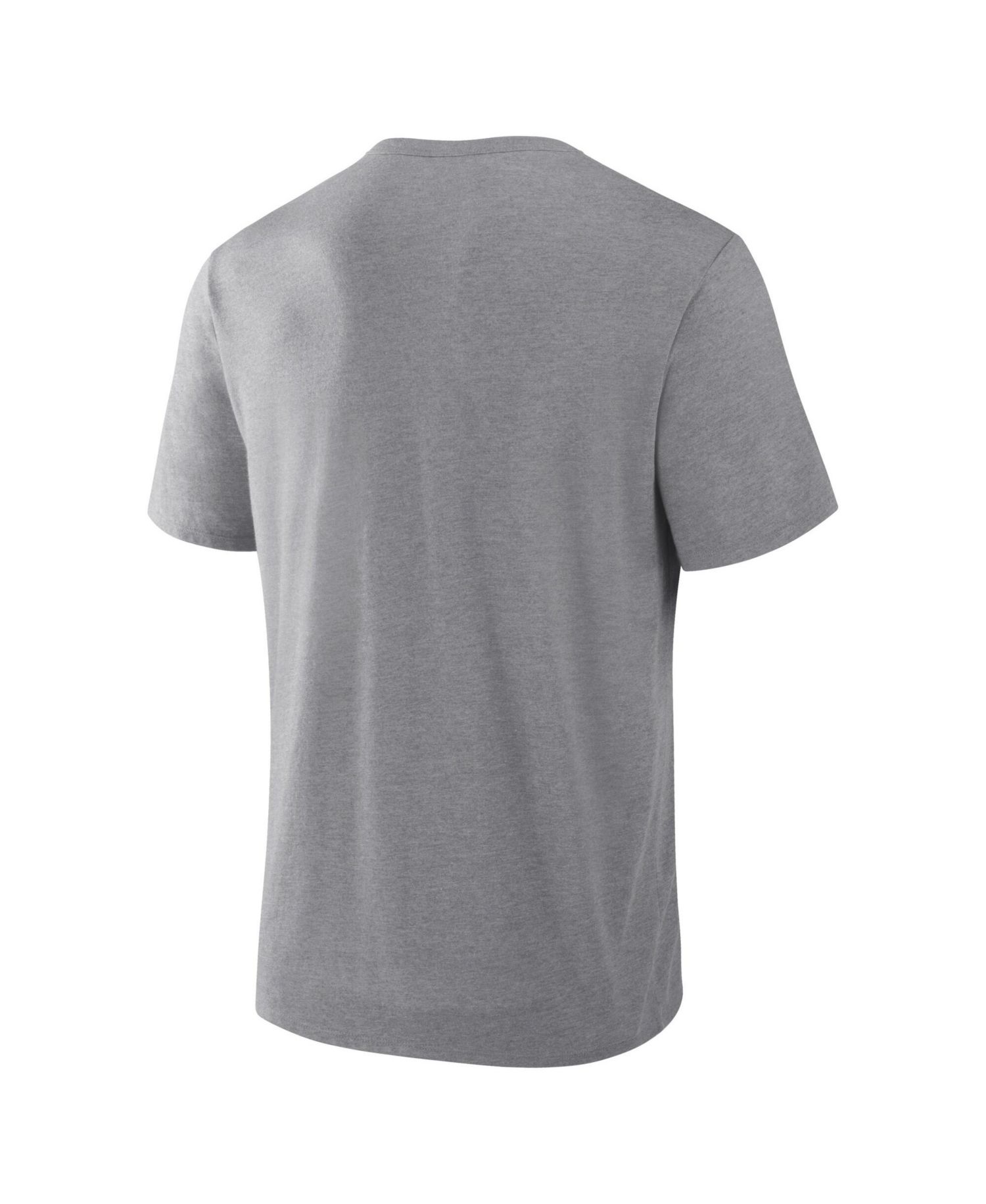 Men's Heather Gray Tampa Bay Buccaneers Vintage Heritage Tribute Tri-Blend T-Shirt