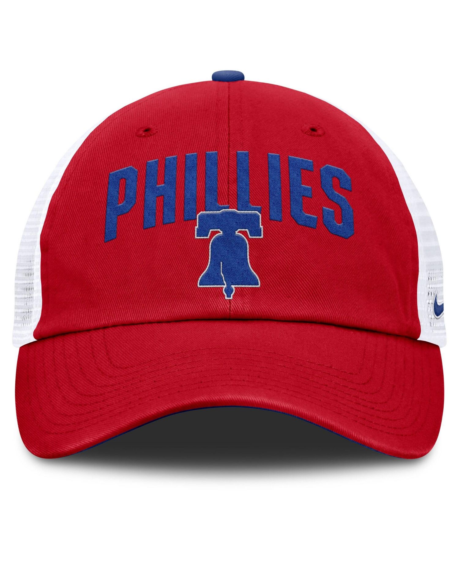 Men's Red Philadelphia Phillies Primetime Club Adjustable Trucker Hat