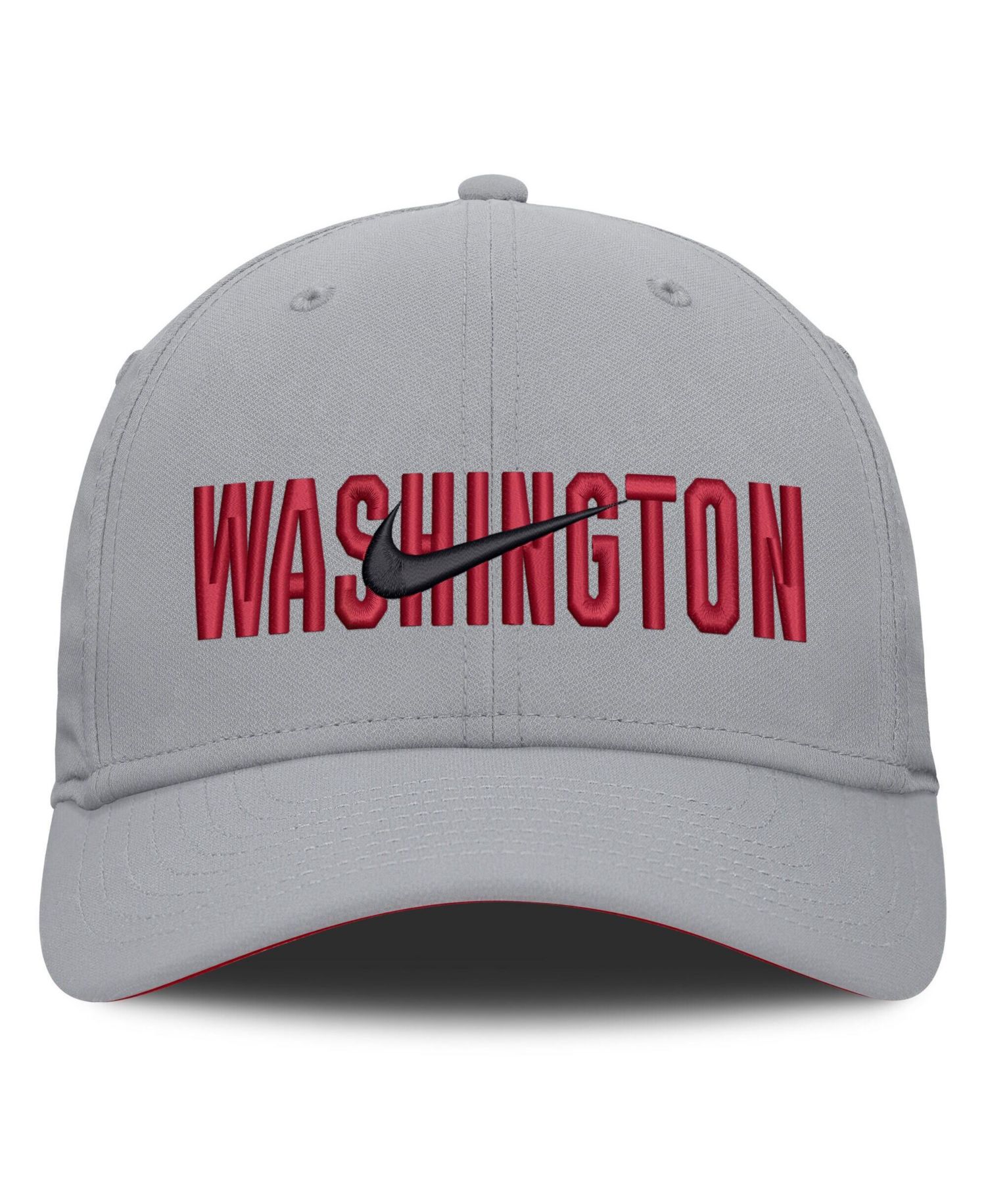 Men's Gray Washington Nationals Primetime Rise Dri-FIT Flex Hat