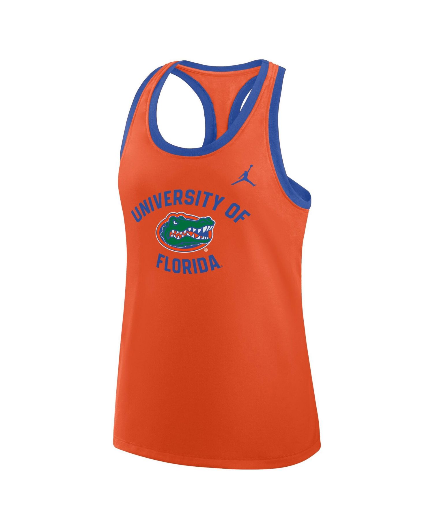 Women's Orange Florida Gators Uni Name Tri-Blend Dri-FIT Racerback Tank Top
