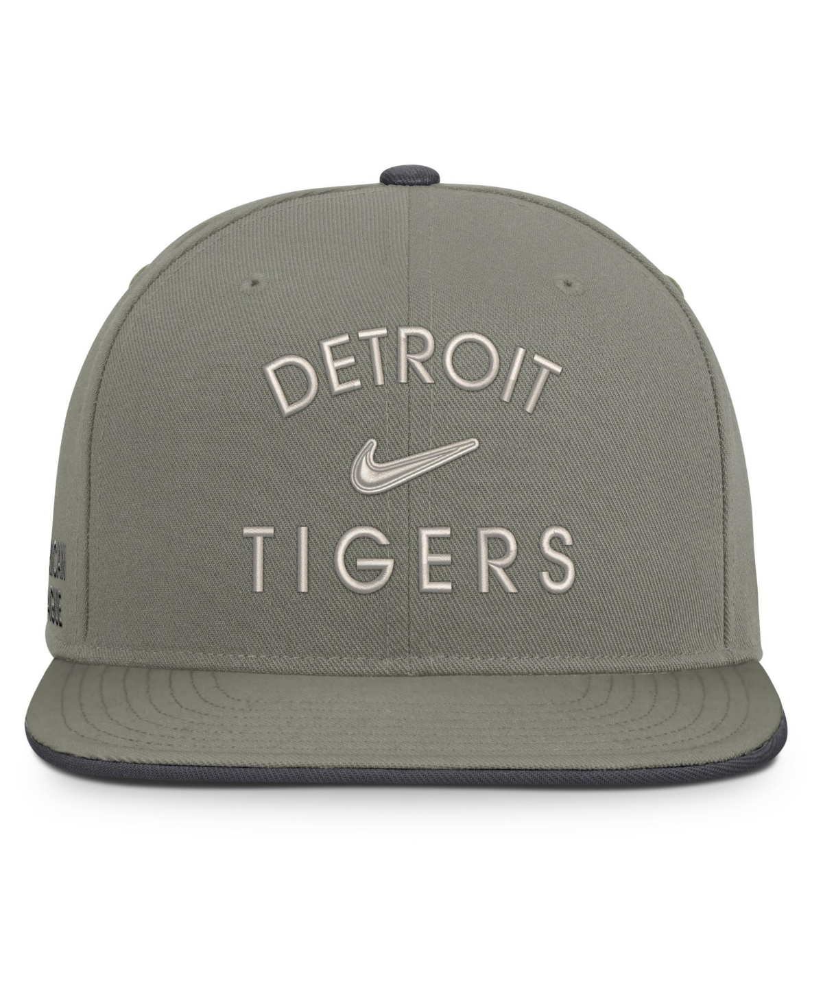 Nike Men's Olive Detroit Tigers Pro Dri-fit Snapback Hat