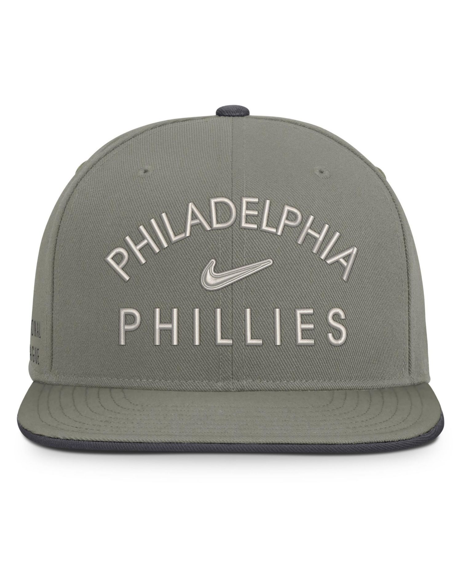Men's Olive Philadelphia Phillies Pro Dri-FIT Snapback Hat