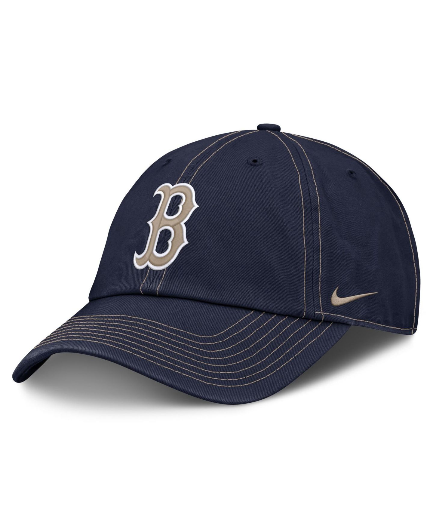 Мужская кепка Nike Navy Boston Red Sox Father's Day Club Adjustable Hat — фото 1