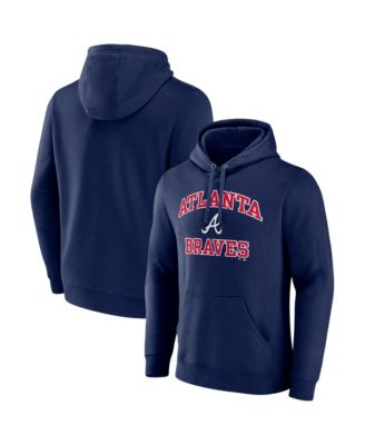 Men's Navy Atlanta Braves Heart & Soul Hoodie