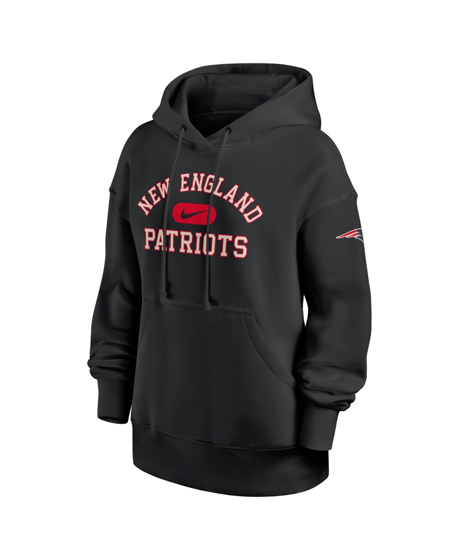 Women's Black New England Patriots Oversized Legacy Phoenix Hoodie