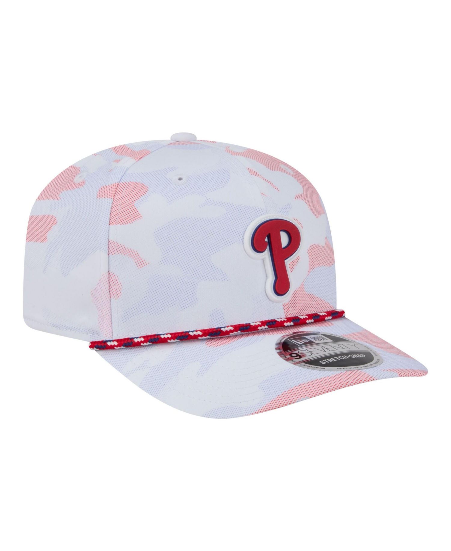 Men's White Philadelphia Phillies Camo Rope 9SEVENTY Adjustable Hat