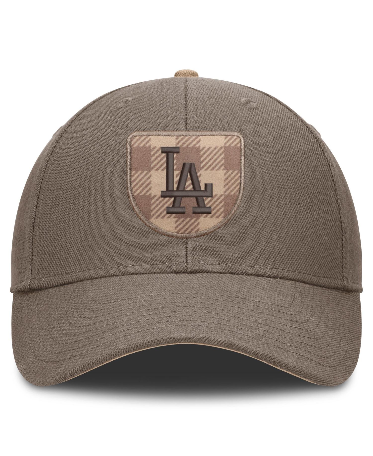 Men's Brown Los Angeles Dodgers Statement Rise Adjustable Hat