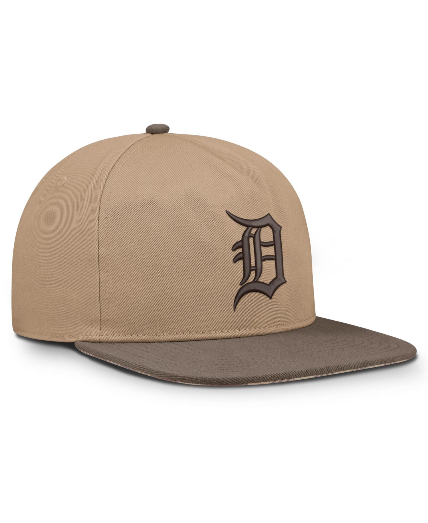 Men's Light Brown Detroit Tigers Statement Adjustable Hat