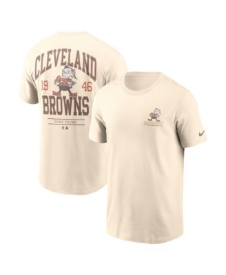 Men's Natural Cleveland Browns Freestyle Essential T-Shirt
