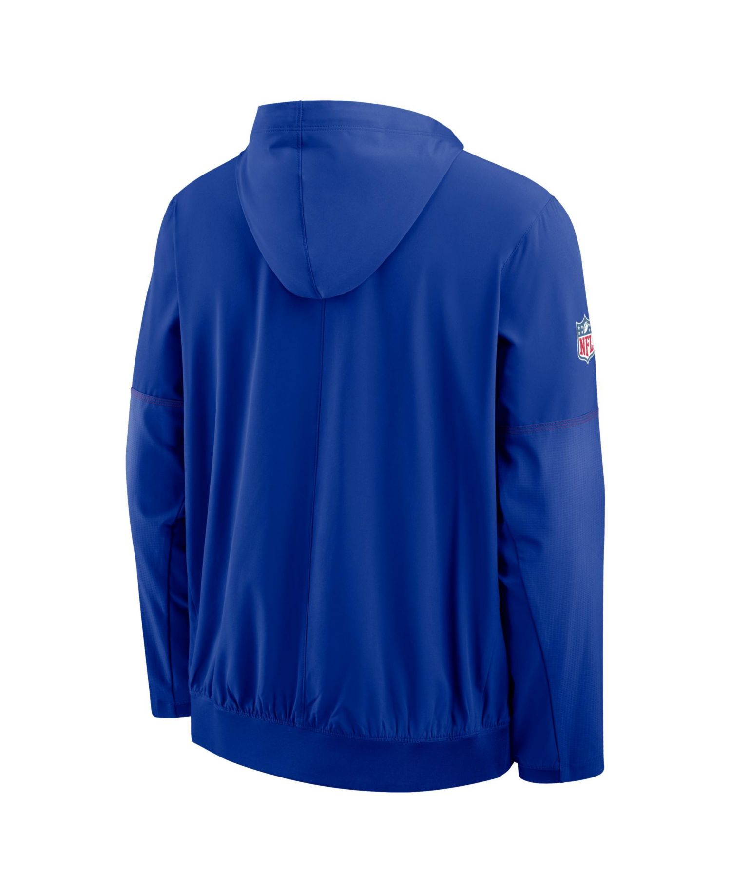 Men's Royal Buffalo Bills Sideline Logo Glory Anorak Half-Zip Hoodie