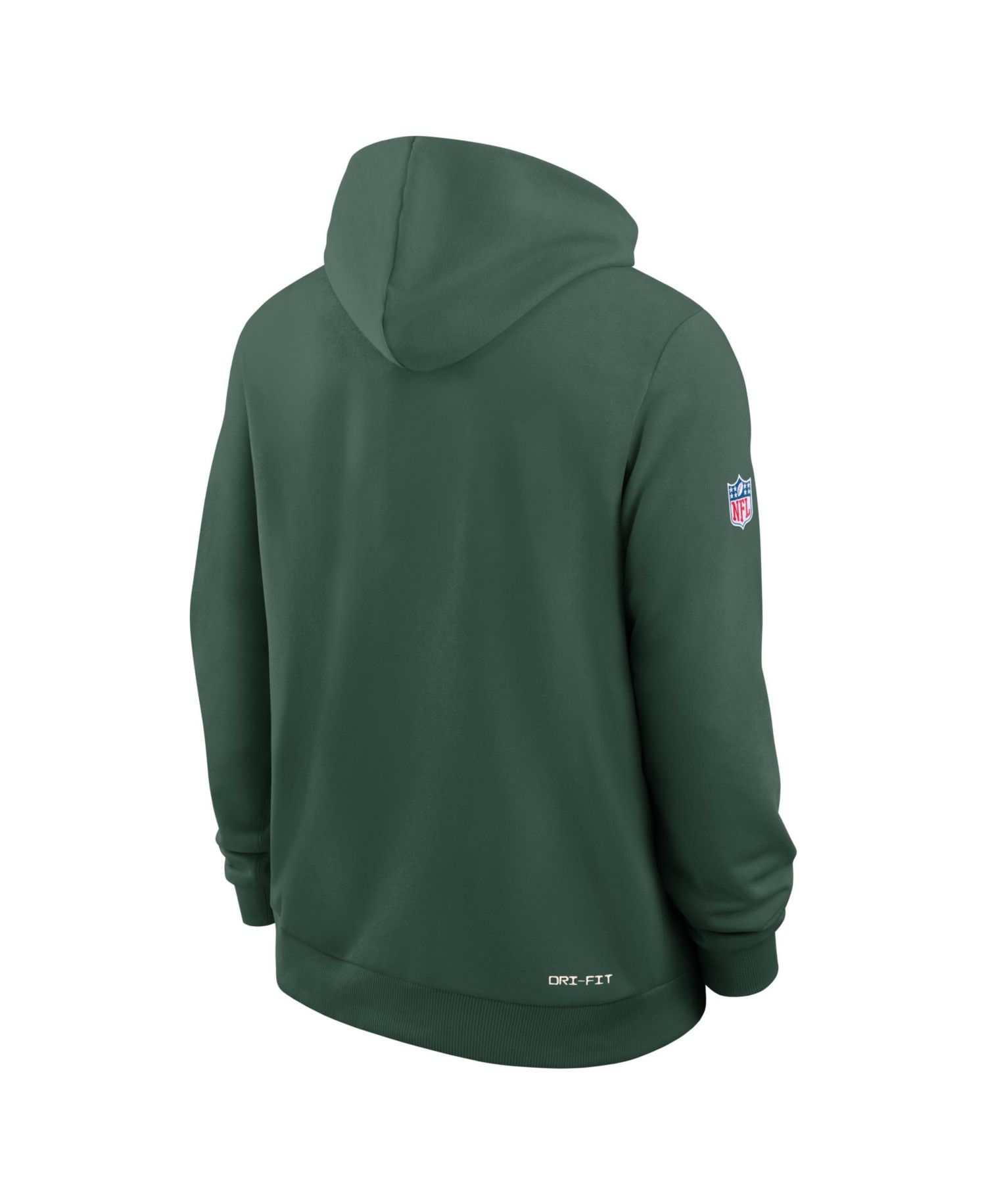 Men's Green Bay Packers Sideline Standard Issue Quarterback Scramble Dri-FIT Full-Zip Hoodie