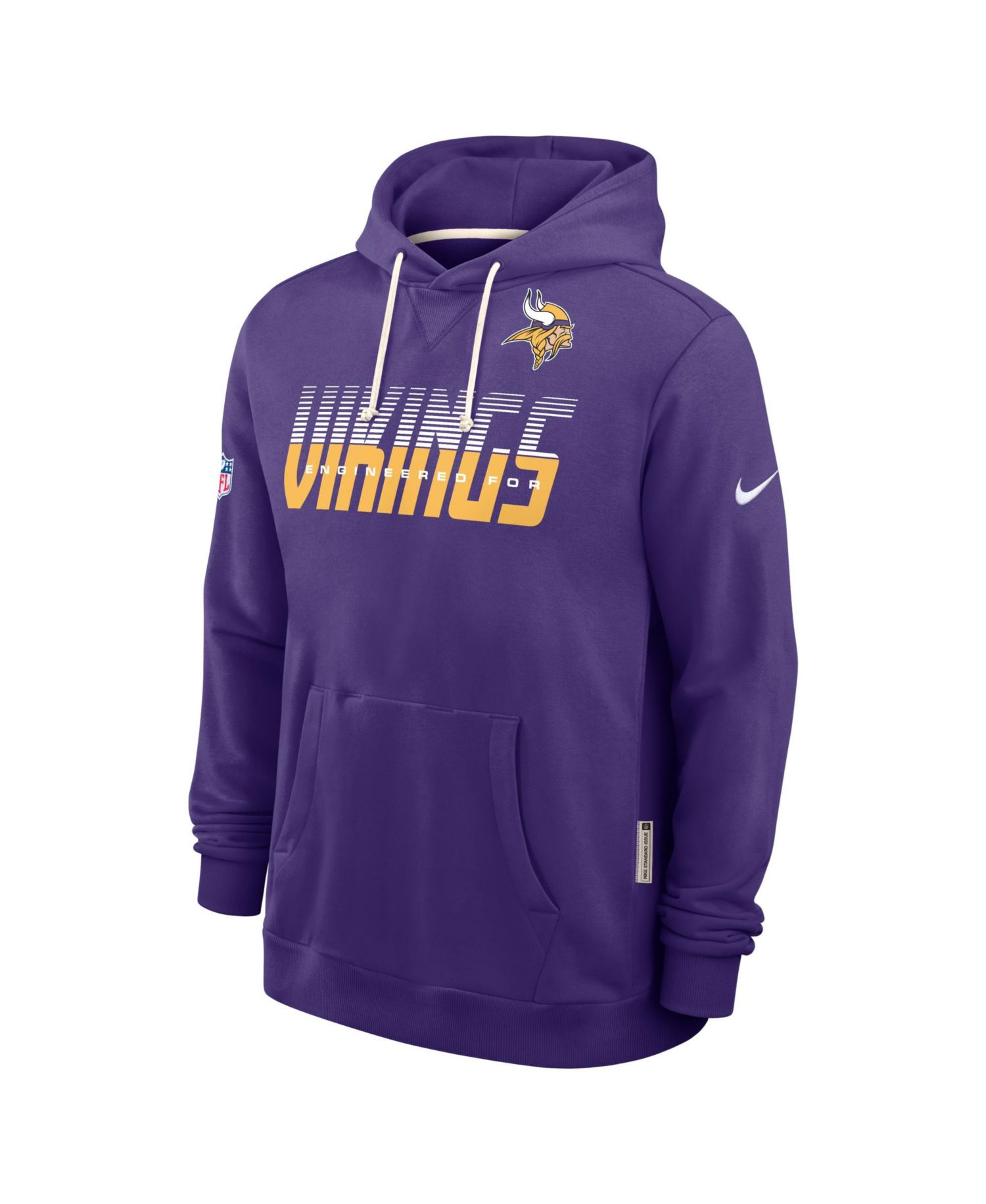 Men's Purple Minnesota Vikings Sideline Standard Issue Top Prospect Dri-FIT Hoodie